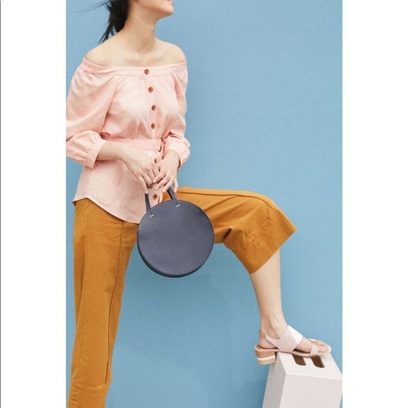 𝅺Anthropologie Belted Blouse   - Picture 2 of 7